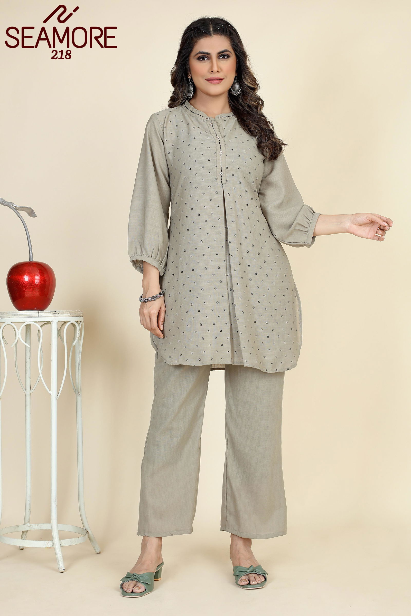Ramdut By Seamore  218 To 219 Cord Set Ladies Top With Bottom Wholesale Market In Surat